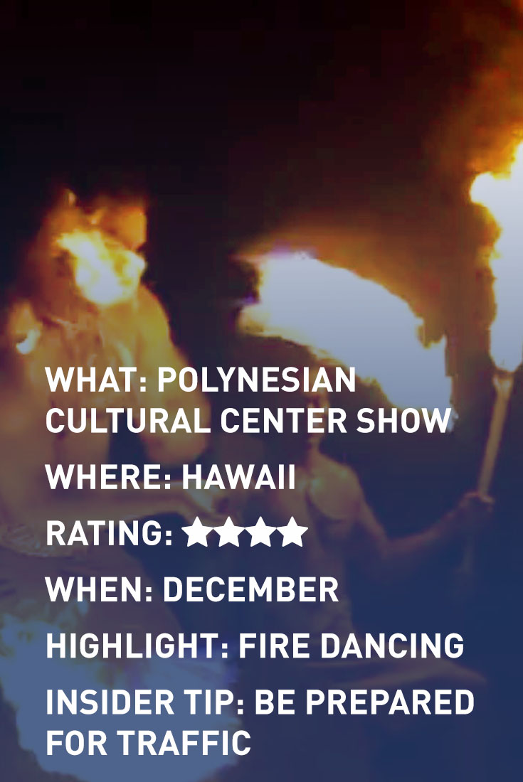 HAWAII FIRE DANCING INFOGRAPHIC