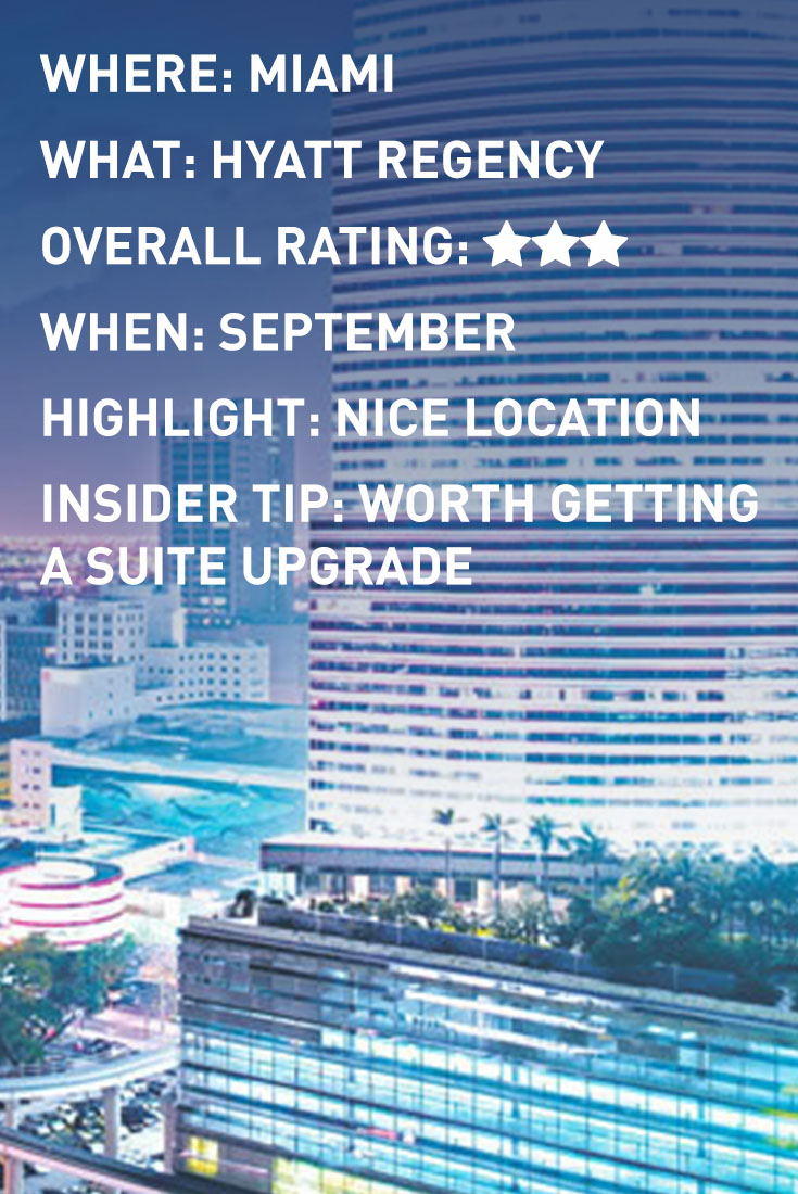 MIAMI HYATT infographic