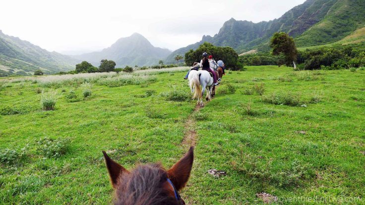 Kualoa Ranch Horseback riding Hawaii
