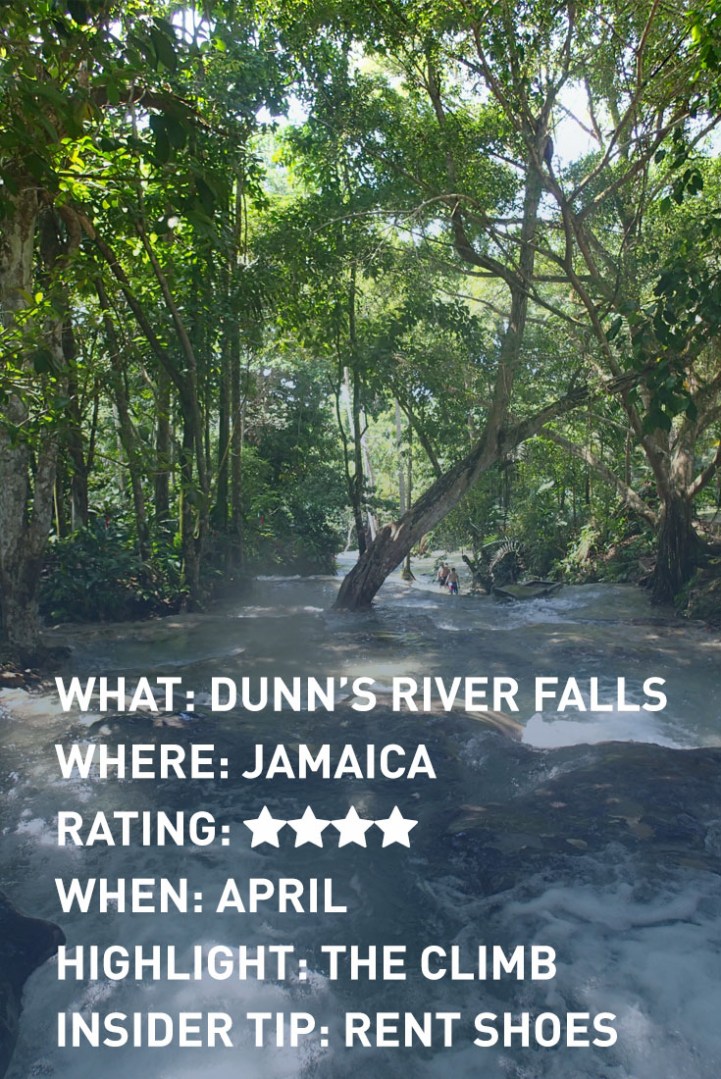 DUNNS RIVER FALLS infographic